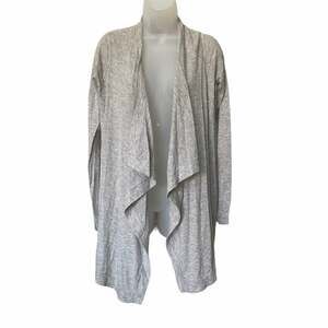 VINCE Women's Open Front Draped Cashmere Blend Cardigan